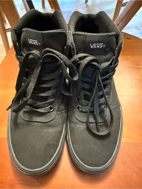 Vans Shoes - Vans Black High-Top Canvas Sneakers